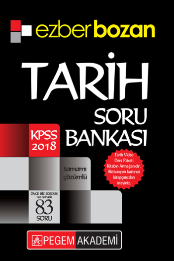 2018 KPSS Ezberbozan Tarih Soru Bankası