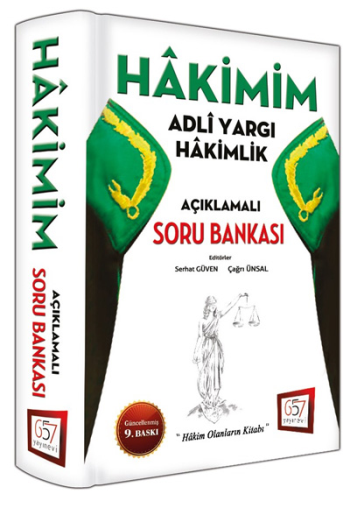 2018 Hakimim Adli Yargı Hakimlik Açıklamalı Soru Bankası