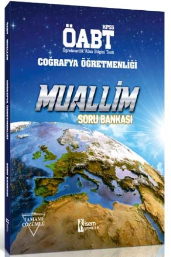 İsem Yayıncılık ÖABT Muallim Coğrafya Öğretmenliği Soru Bankası 2018