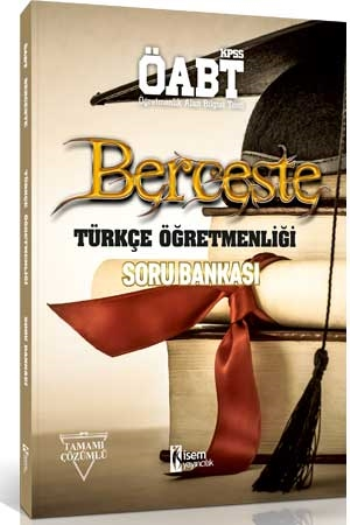 İsem Yayıncılık ÖABT Berceste Türkçe Öğretmenliği Soru Bankası 2018