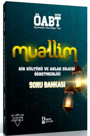 2019 Muallim ÖABT Din Kültürü Öğretmenliği Soru Bankası