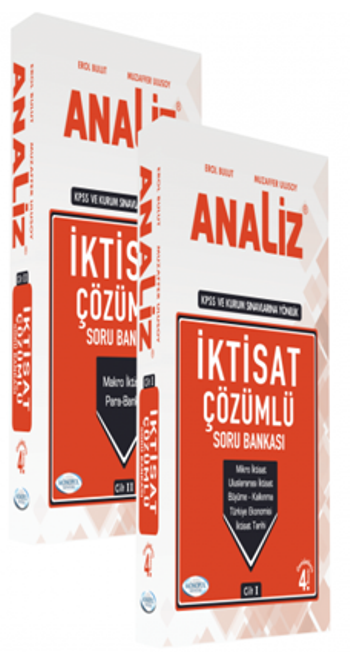 2018 Analiz İktisat Çözümlü Soru Bankası (Cilt 1-2)