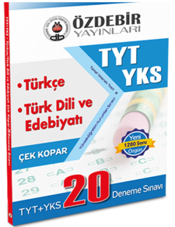 TYT YKS Türkçe Türk Dili Ve Edebiyatı 20 Deneme Sınavı