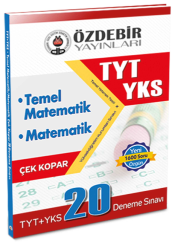 TYT YKS Temel Matematik - Matematik Çek Kopar 20 Deneme Sınavı