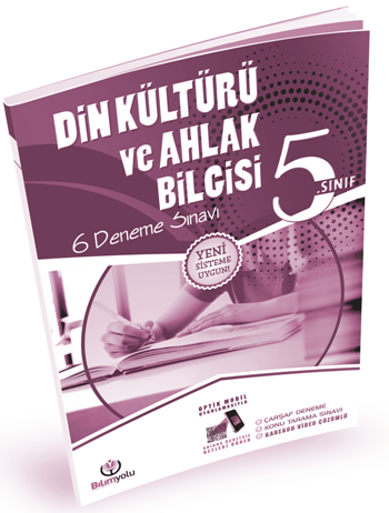 5. Sınıf Din Kültürü Ve Ahlak Bilgisi 6 Deneme Video Çözümlü Optikli