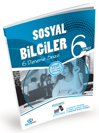 6. Sınıf Sosyal Bilgiler 6 Deneme Video Çözümlü Optikli