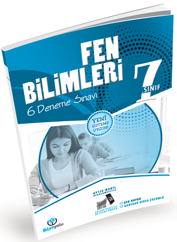 7. Sınıf Fen Biilimleri 6 Deneme Video Çözümlü Optikli