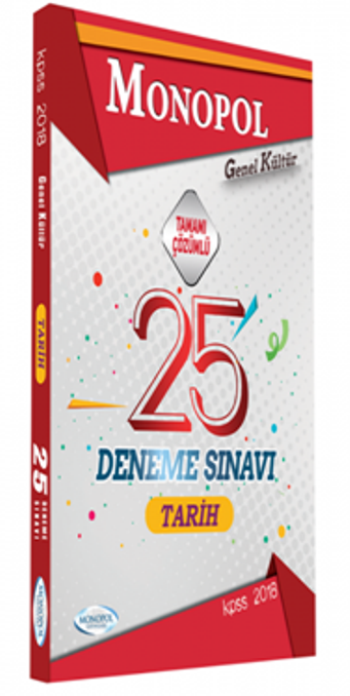 2018 KPSS GKGY Tarih Çözümlü 25 Deneme Sınavı