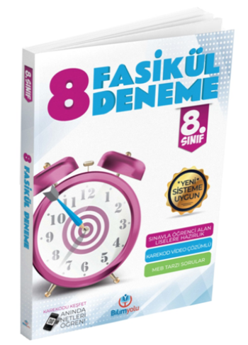 8. Sınıf 8 Fasikül Deneme Video Çözümlü Optikli