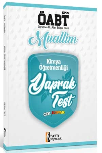 2019 Muallim ÖABT Kimya Öğretmenliği Yaprak Test