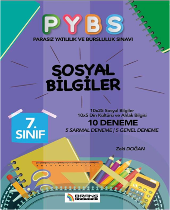 Branş Akademi 7. Sınıf PYBS Sosyal Bilgiler 10 Deneme