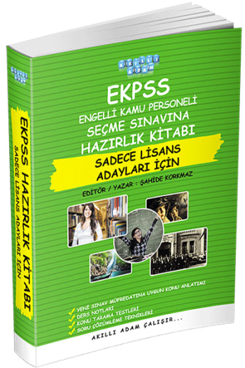 Akıllı Adam EKPSS Lisans Hazırlık Kitabı