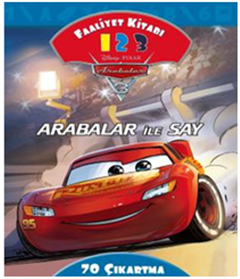 Arabalar İle Say Faaliyet Kitabı - Disney Arabalar 3