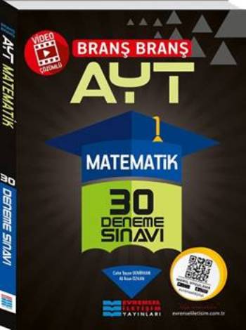 Tamamı Video Çözümlü AYT Matematik 30 Deneme Sınavı