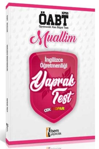 2019 Muallim ÖABT İngilice Öğretmenliği Yaprak Test