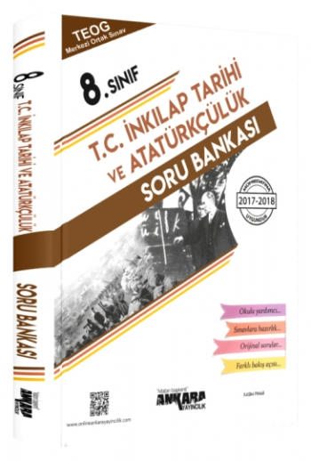 Ankara Yayıncılık 8. Sınıf İnkılap Tarihi Ve Atatürkçülük Soru Bankası