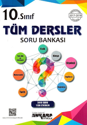 Ankara Yayıncılık 10. Sınıf Tüm Dersler Soru Bankası