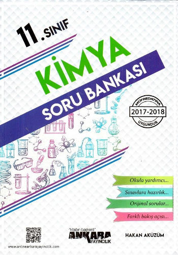 Ankara Yayıncılık 11. Sınıf Kimya Soru Bankası