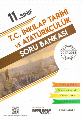 Ankara Yayıncılık 11. Sınıf T.C. İnkılap Tarihi ve Atatürkçülük Soru Bankası