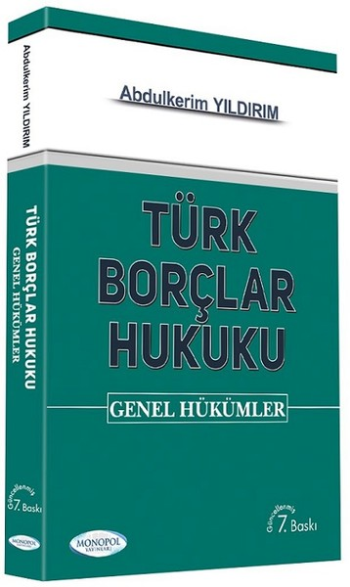 Türk Borçlar Hukuku Genel Hükümler