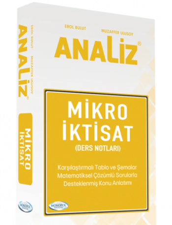 2018 Analiz Mikro İktisat Ders Notları