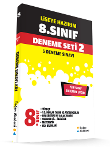 Liseye Hazırım 8. Sınıf Deneme Seti 2 (5 Fasikül)