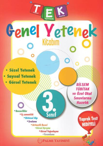 3.Sınıf Tek Genel Yetenek Kitabım