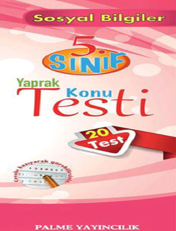 5. Sınıf Sosyal Bilgiler Yaprak Konu Testi