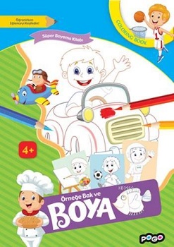 Süper Boyama Kitabı - 3; Örneğe Bak ve Boya