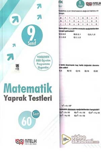 9. Sınıf Matematik Yaprak Testleri