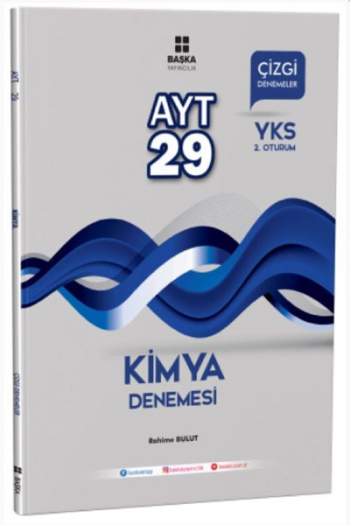 YKS 2. Oturum AYT Kimya 29 Çizgi Denemesi