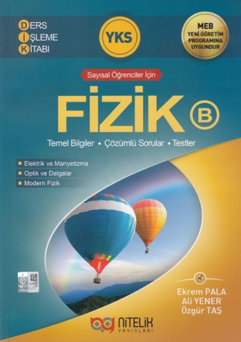 YKS Fizik B Ders İşleme Kitabı Sayısal Öğrenciler İçin