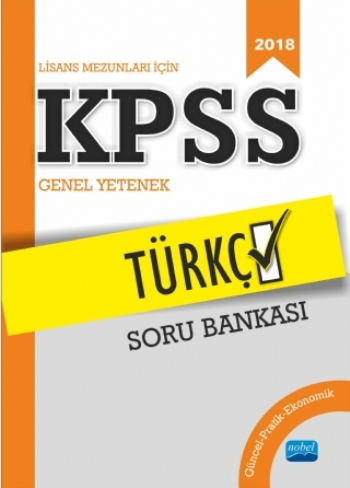 2018 Lisans Mezunları İçin KPSS Türkçe Soru Bankası