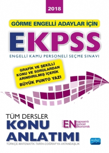 2018 Görme Engelli Adaylar İçin EKPSS Tüm Dersler Konu Anlatımı