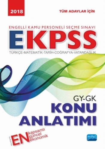 2018 Engelli Kamu Personeli Seçme Sınavı EKPSS Konu Anlatımı