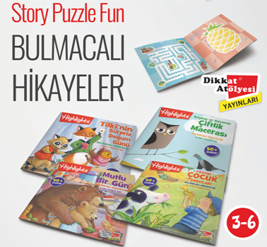 Highlights Sticker Bulmacalı Hikayeler 4'lü Set