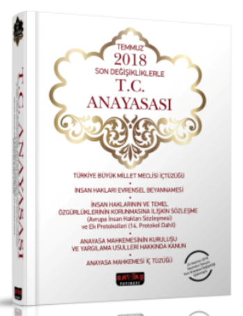 T.C. Anayasası Temmuz 2018