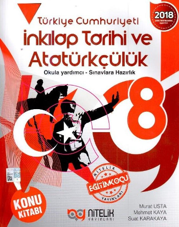 8. Sınıf T. C. İnkılap Tarihi ve Atatürkçülük Konu Kitabı