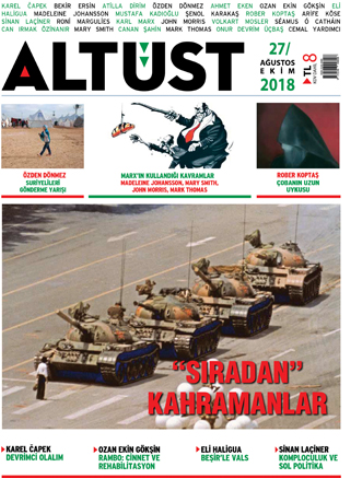 Altüst Dergisi Sayı: 27 Ağustos - Eylül 2018