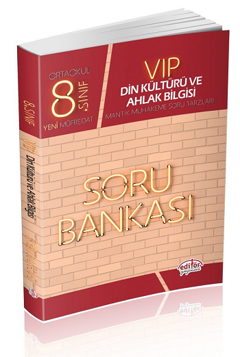 8. Sınıf VIP Din Kültürü ve Ahlak Bilgisi Soru Bankası