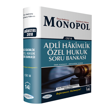 Monopol Adli Hakimlik Açıklamalı Özel Hukuk Soru Bankası