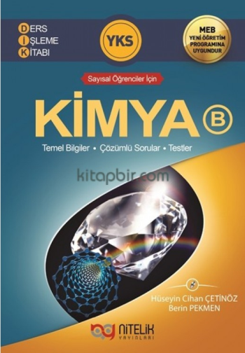 Nitelik YKS Kimya B Ders İşleme Kitabı