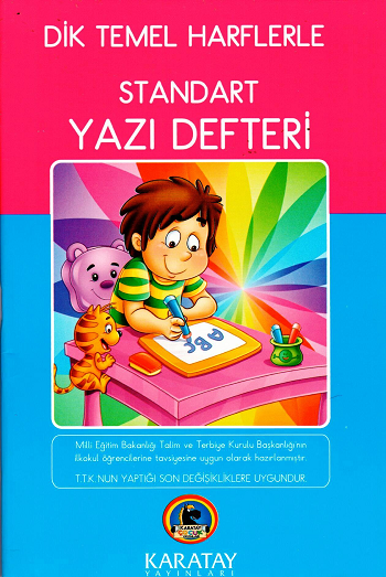 İlköğretim Bitişik Eğik El Yazısı Güzel Yazı Defteri