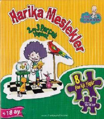 Harika Meslekler 2 ve 3 Parçalı Yapboz (Kutulu)