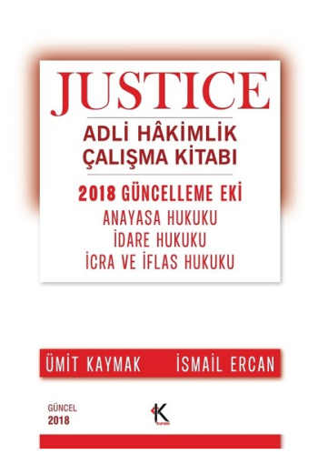 Justice Adli Hakimlik Çalışma Kitabı 2018 Güncelleme Eki