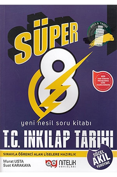 Süper 8. Sınıf T.C İnkılap Tarihi Yeni Nesil Soru Kitabı