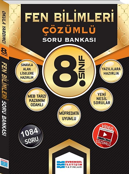 8. Sınıf Fen Bilimleri Çözümlü Soru Bankası