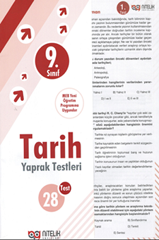 9.Sınıf Tarih Yaprak Testleri