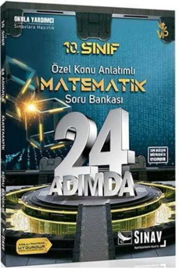 Sınav 10.Sınıf Matematik 24 Adımda Konu Anlatımlı Soru Bankası