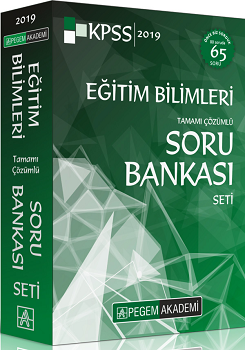 Pegem 2019 KPSS Eğitim Bilimleri Tamamı Çözümlü Modüler Soru Bankası Seti - 6 Kitap